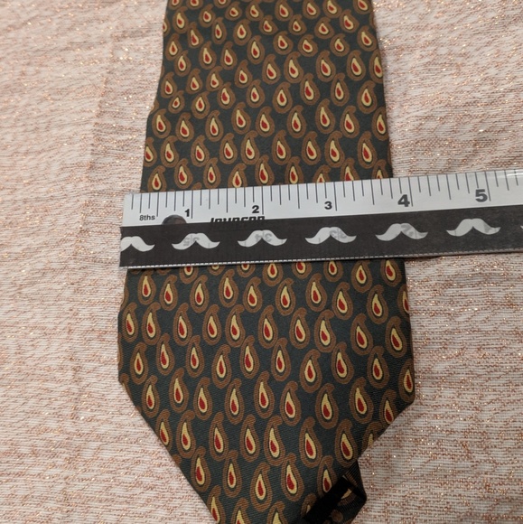 Vintage Burberrys of London Silk Tie hand sewn tie - Picture 4 of 8